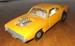 Matchbox  superkings k23 , dodge dragster (charger)1971, Hobby en Vrije tijd, Modelauto's | 1:43, Ophalen of Verzenden, Gebruikt