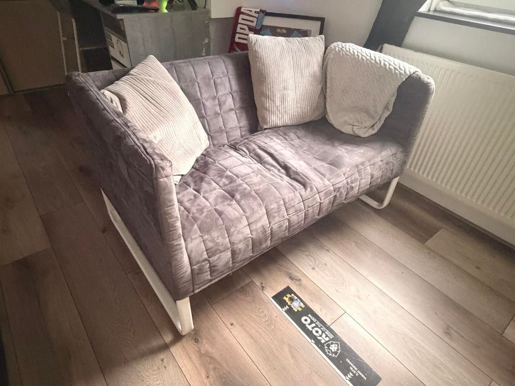 Ikea Knopparp 2 zits bankje, Ophalen, 150 tot 200 cm, Tweepersoons, 75 tot 100 cm