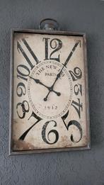 Vintage Wandklok - The New Era Paris, Ophalen, Zo goed als nieuw, Analoog, Wandklok