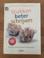Stukken beter schrijven - Johannes de Geus I Natasja Loomans, Boeken, Ophalen of Verzenden, Zo goed als nieuw