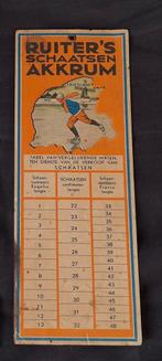 Ruiter Schaatsen Akkrum / reclamekarton, Ophalen of Verzenden, Zo goed als nieuw, Reclamebord