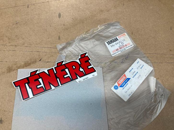 Nieuw (NOS) tanksticker YAMAHA XT600Z Ténéré (origineel!), Motoren, Accessoires | Stickers, Ophalen of Verzenden