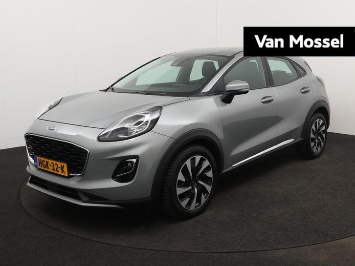 Ford Puma 1.0i Ecoboost MHEV 92kW Titanium ALL SEASON BANDEN, Auto's, Ford, Bedrijf, Te koop, Puma, Airconditioning, Bluetooth
