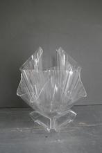 Vintage Transparant Acryl zakdoek vaas in 3 delen jaren '70., Antiek en Kunst, Verzenden