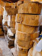 Boomstam Salontafels Tafelbladen Haardhout - Doe Het Zelver, Gebruikt, Ophalen of Verzenden, Plank, 50 mm of meer