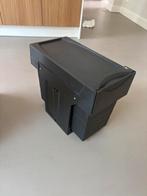 Heilo scheidingssysteem afvalemmers/ prullenbak 2x 15 L, Minder dan 50 cm, Zwart, Ophalen of Verzenden, Zo goed als nieuw