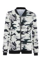 Dames camouflage jas (bomberjack jack leger wit zwart zomer), Nieuw, Verzenden