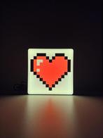 Pixel Hart LED lamp / lightbox, Led-lamp, Minder dan 30 watt, Retro Gaming Stijl, Nieuw