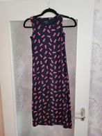 Donkerblauwe jurk roze ananassen mt 140 name it, Kinderen en Baby's, Kinderkleding | Maat 140, Meisje, Ophalen of Verzenden, Zo goed als nieuw