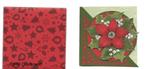 3D label Kerst 4  Kerstroos, Hobby en Vrije tijd, Kaarten | Zelfgemaakt, Ophalen of Verzenden, Nieuw, Kerst