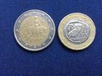 Griekse €1,00 en €2,00 met “S” in een ster., Postzegels en Munten, Munten | Europa | Euromunten, Ophalen of Verzenden, Griekenland