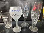 Diverse aparte en unieke bierglazen o.a. mooi Kriekbierglas, Ophalen of Verzenden, Nieuw, Bierglas