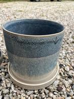 Kwantum binnenpot plantenpot binnenpot blauw, Steen, Rond, Binnen, Ophalen of Verzenden