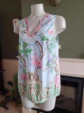 K-Design K Design blauwe bloemen top M 38 gratis verz in NL beschikbaar voor biedingen