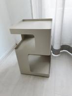 Bijzettafel metaal  zandkleur, Ophalen of Verzenden, Zo goed als nieuw