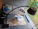 Staande booglamp zwart, Huis en Inrichting, Lampen | Vloerlampen, Ophalen, Zo goed als nieuw