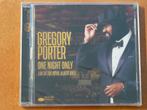 2 CD Gregory Porter - One night only, Verzenden, 1980 tot heden, Nieuw in verpakking, Jazz