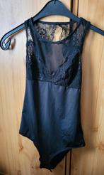 Elegante zwarte body met kant - Maat S, Ophalen, Zwart, Maat 36 (S), Onbekend