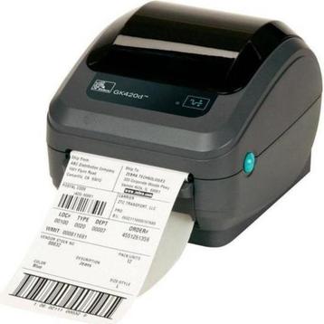 Zebra GK420D labelprinter, incl 9 rollen zebra 102 x 150 mm beschikbaar voor biedingen