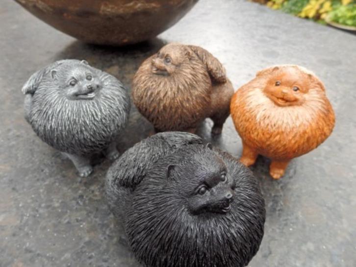 Pomeriaan hondenbeeldjes in diverse kleuren, Dieren en Toebehoren, Honden-accessoires, Nieuw, Ophalen of Verzenden