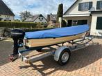 Leuke plezier /visboot met trailer, Ophalen, Gebruikt