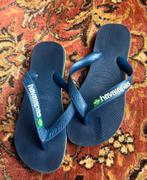 Blauwe Havaianas, maat 33/34, Gebruikt, Jongen of Meisje, Overige typen, Ophalen of Verzenden