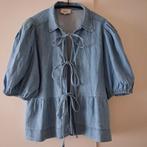 shoeby spijkerblouse met pofmouwen mt xl, Kleding | Dames, Blouses en Tunieken, Blauw, Maat 46/48 (XL) of groter, Nieuw, Ophalen of Verzenden
