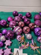 kerstboomhangers paars 57 delig [a879], Ophalen of Verzenden