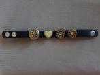 Nieuw! Armbanden met buttons., Ophalen of Verzenden, Nieuw, Overige kleuren, Overige materialen