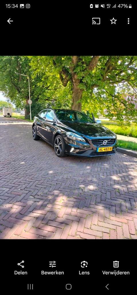 Volvo V40 2.0 D2 192PK 2015 Zwart nieuwe distrubutie riem, Auto's, Volvo, Particulier, V40, Diesel, A, Hatchback, Handgeschakeld