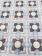 26 stuks art nouveau wandtegels Gilliot, Hemiksem, Antiek en Kunst, Ophalen