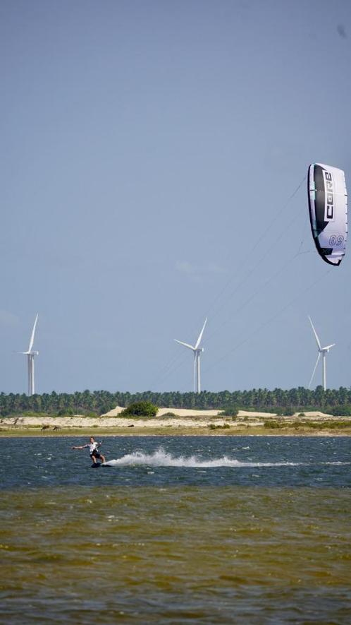 kiteset CORE XR 7m & 10m + bar & board, Watersport en Boten, Kitesurfen, Zo goed als nieuw, Kitesurf-set, 10 m², Geen board, Verzenden