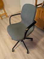 Ikea LÅNGFJÄLL bureaustoel, Huis en Inrichting, Bureaustoelen, Ophalen, Gebruikt, Blauw, Bureaustoel