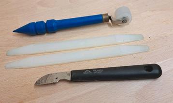 Glas-in-lood - setje gereedschap beschikbaar voor biedingen