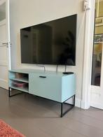 Prachtig TV meubel (blauw met zwart), Ophalen, Zo goed als nieuw, 25 tot 50 cm, Minder dan 100 cm