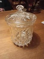 Kristallen Pot met Deksel, Antiek en Kunst, Antiek | Glas en Kristal, Ophalen of Verzenden