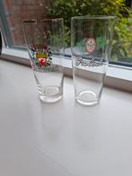 Twee vintage bierglazen: Grolsch & Dommelsch, Ophalen, Gebruikt, Glas of Glazen