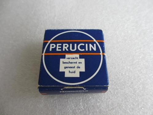 Nog vol oud blikje Perucin in doosje, Verzamelen, Blikken, Zo goed als nieuw, Overige, Overige merken, Ophalen of Verzenden