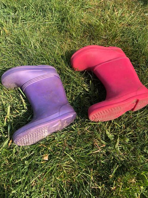 Regenlaarzen maat 21 en 22, Kinderen en Baby's, Kinderkleding | Schoenen en Sokken, Gebruikt, Ophalen of Verzenden