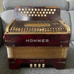 Oude Accordeon - Hohner Club IIIB, Ophalen, Gebruikt, Met riemen, Overige formaten