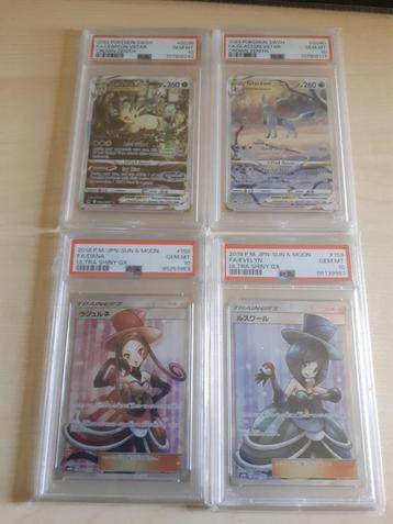 Pokemon PSA 10 SLABS beschikbaar voor biedingen