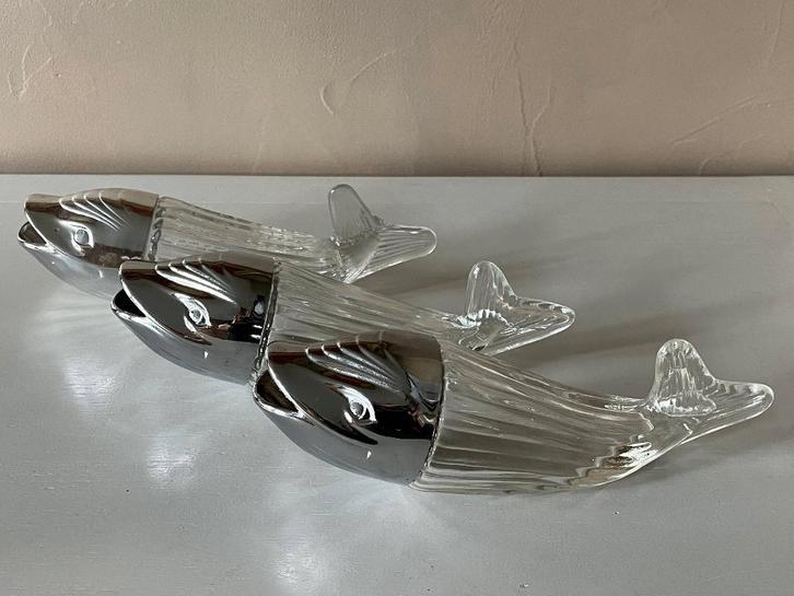 Vintage notencontainer vis, Antiek en Kunst, Curiosa en Brocante, Ophalen of Verzenden