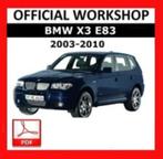 BMW X3 E83 2003-2010 Workshop manual op DVD in PDF, Auto diversen, Handleidingen en Instructieboekjes, Verzenden