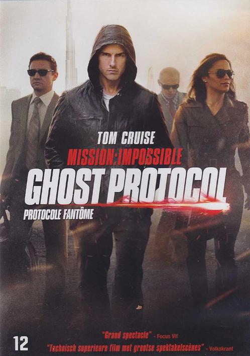 2de hands: Mission Impossible GHOST PROTOCOL, Cd's en Dvd's, Dvd's | Actie, Zo goed als nieuw, Actie, Vanaf 12 jaar, Verzenden