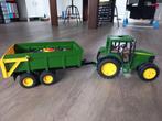Bruder John Deere tractor, Kinderen en Baby's, Speelgoed | Speelgoedvoertuigen, Gebruikt, Ophalen