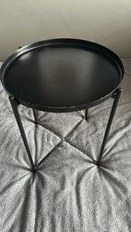 Ikea tafeltje, 45 tot 60 cm, Gebruikt, Metaal of Aluminium, Klassiek