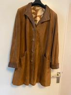 Suede jas dames, Ophalen of Verzenden, Zo goed als nieuw, Maat 42/44 (L), Bruin