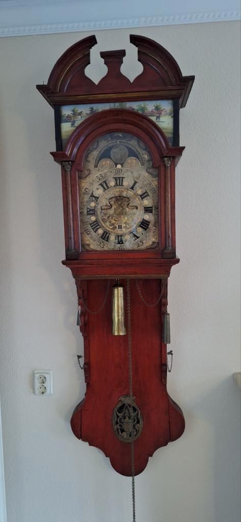 Antieke burgenmeeste klok dubbelkap, Antiek en Kunst, Antiek | Klokken, Ophalen