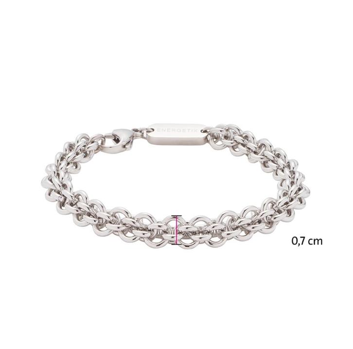 Energetix armband gevlochten schakel van € 52 voor € 35, Sieraden, Tassen en Uiterlijk, Armbanden, Nieuw, Overige materialen, Zilver