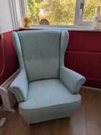 Ikea Strandmon fauteuil lichtblauw, Huis en Inrichting, Fauteuils, Ophalen, Gebruikt, 75 tot 100 cm, 50 tot 75 cm